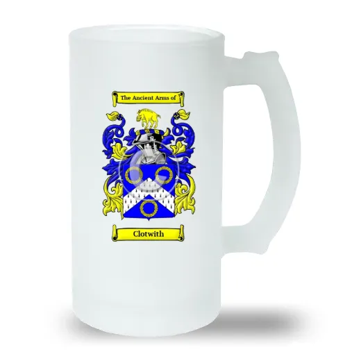 Clotwith Frosted Beer Stein