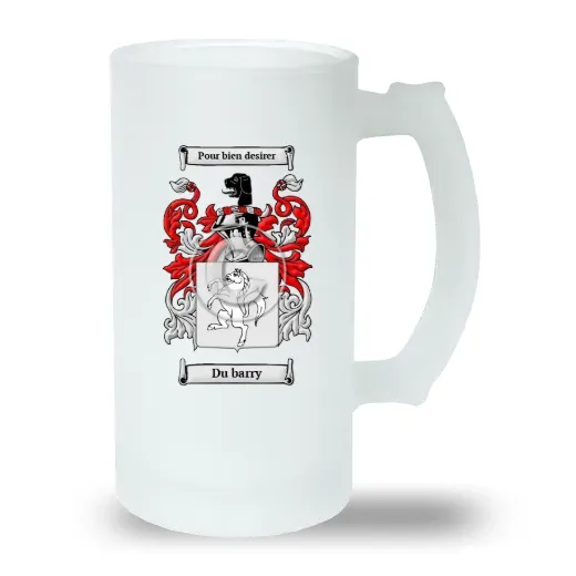 Du barry Frosted Beer Stein