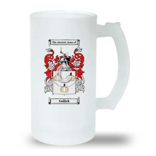 Gallick Frosted Beer Stein