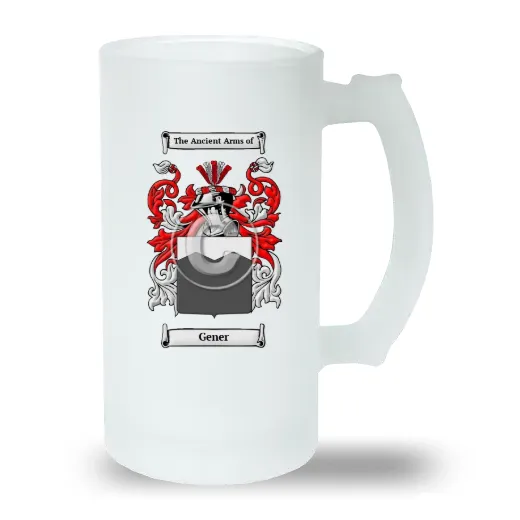 Gener Frosted Beer Stein