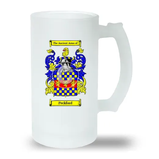 Peckford Frosted Beer Stein