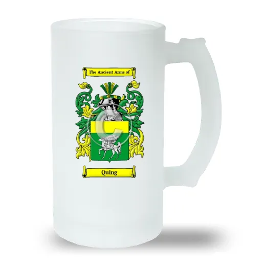 Quing Frosted Beer Stein