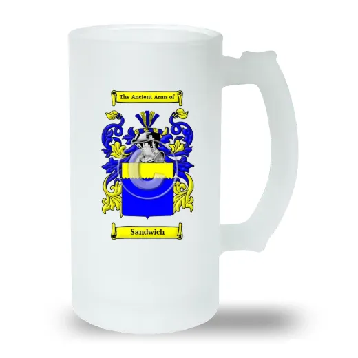 Sandwich Frosted Beer Stein