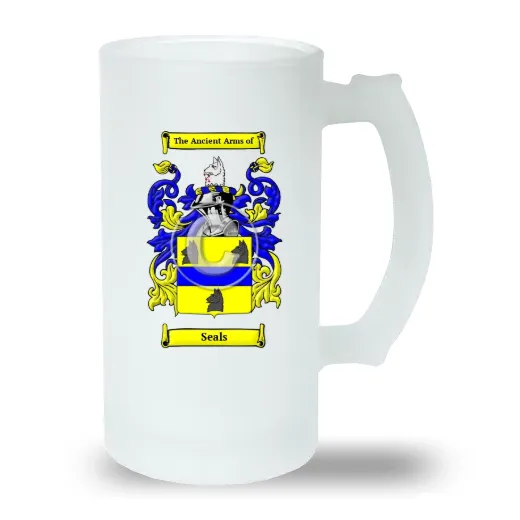 Seals Frosted Beer Stein