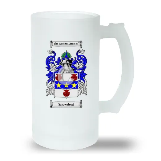 Snowdent Frosted Beer Stein
