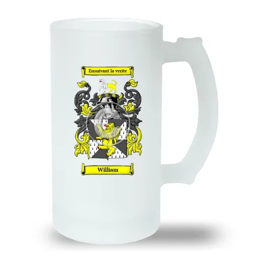 William Frosted Beer Stein