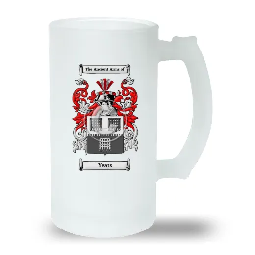 Yeats Frosted Beer Stein