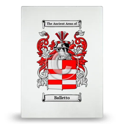 Balletto Glass Cutting Board