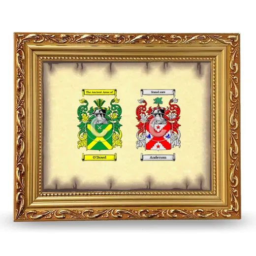 Anniversary Framed - Gold