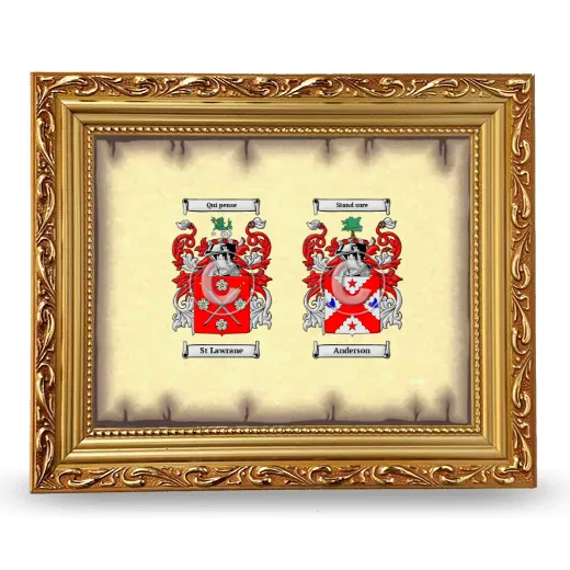 Anniversary Framed - Gold