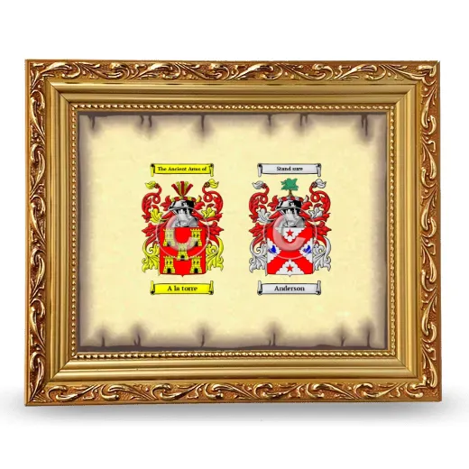 Anniversary Framed - Gold