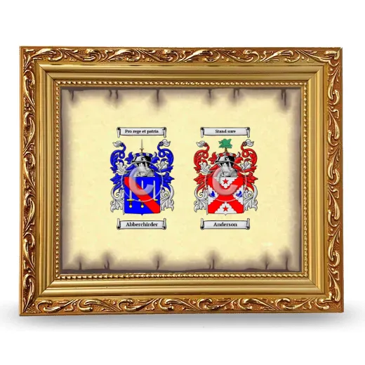 Anniversary Framed - Gold