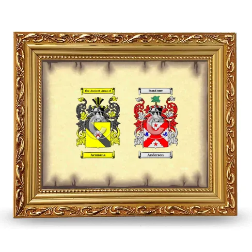 Anniversary Framed - Gold