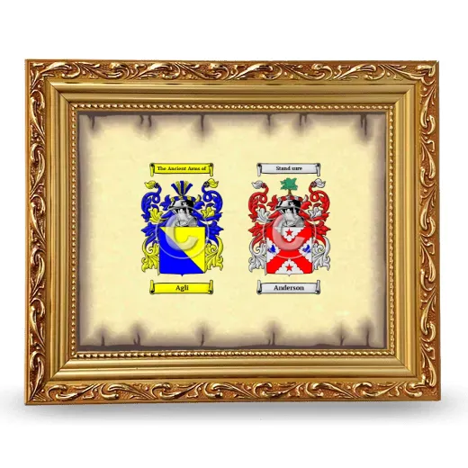 Anniversary Framed - Gold