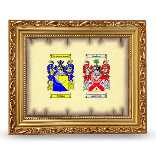 Anniversary Framed - Gold