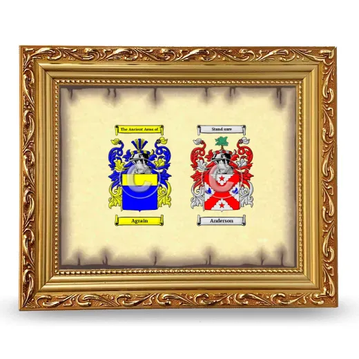 Anniversary Framed - Gold