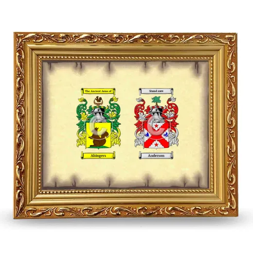 Anniversary Framed - Gold