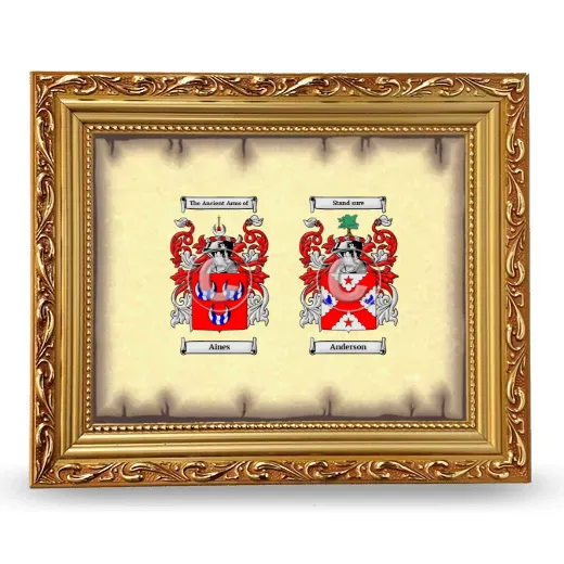 Anniversary Framed - Gold