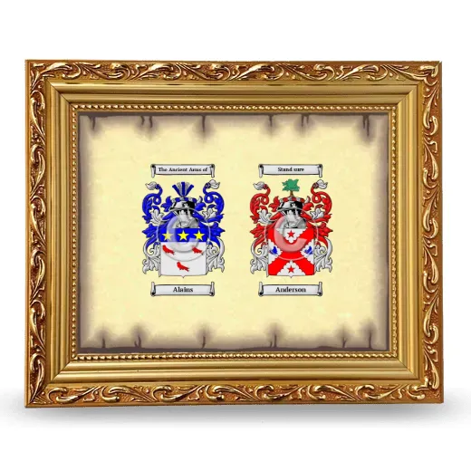 Anniversary Framed - Gold