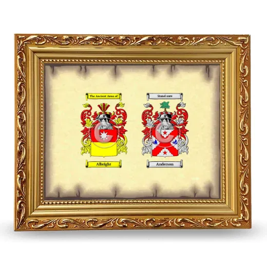 Anniversary Framed - Gold