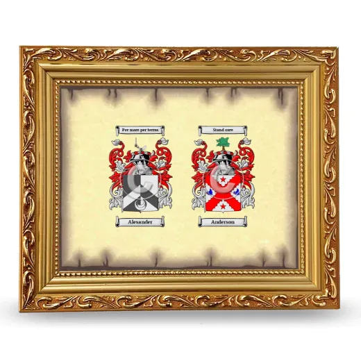 Anniversary Framed - Gold