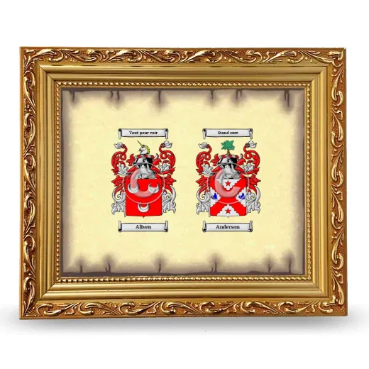 Anniversary Framed - Gold