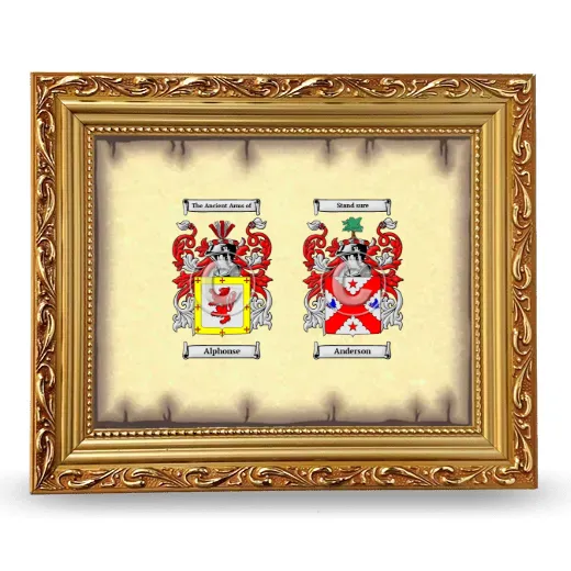 Anniversary Framed - Gold