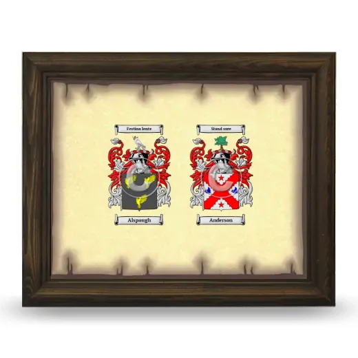 Anniversary Framed - Brown