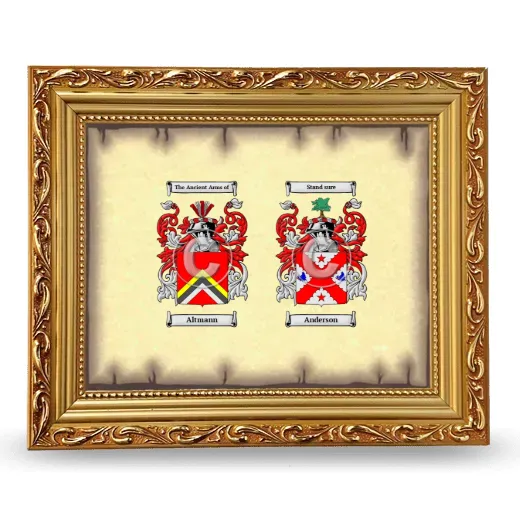 Anniversary Framed - Gold