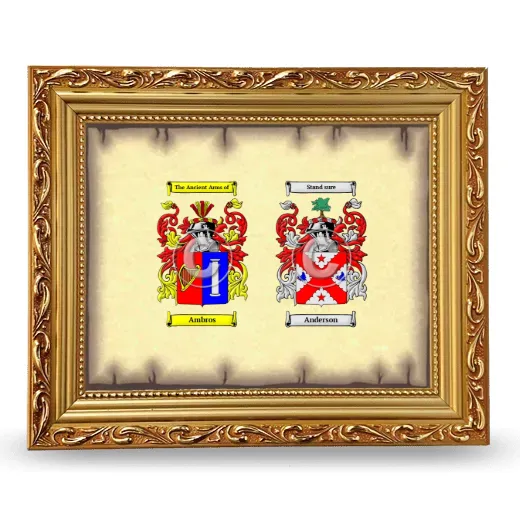 Anniversary Framed - Gold