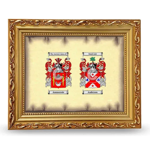 Anniversary Framed - Gold