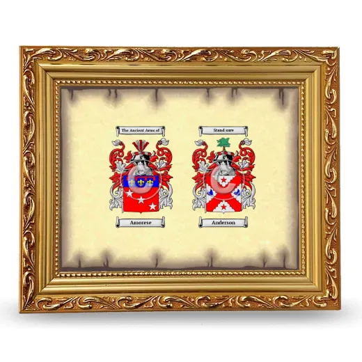 Anniversary Framed - Gold