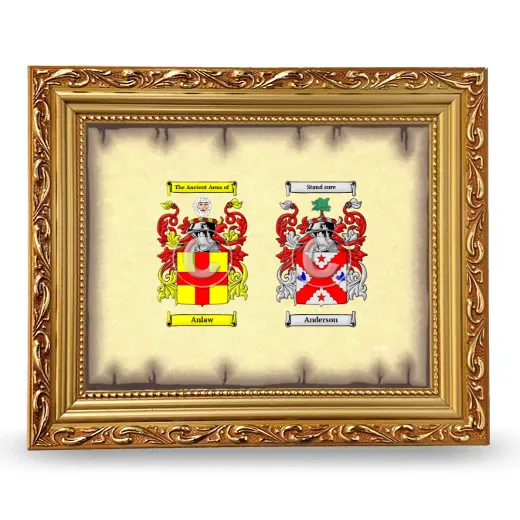 Anniversary Framed - Gold