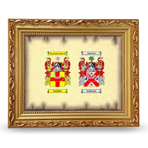 Anniversary Framed - Gold