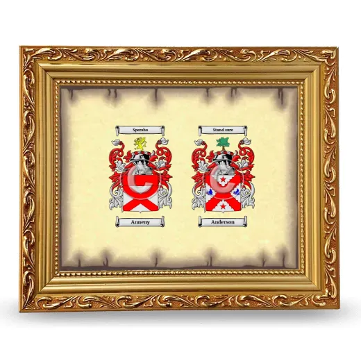 Anniversary Framed - Gold