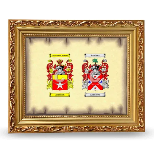 Anniversary Framed - Gold