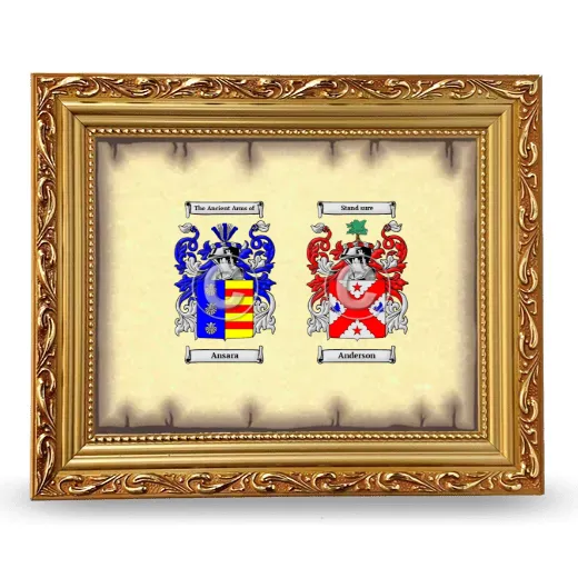 Anniversary Framed - Gold