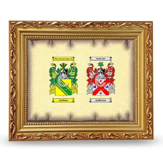 Anniversary Framed - Gold