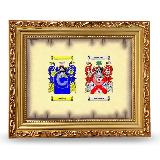 Anniversary Framed - Gold