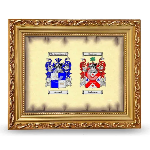 Anniversary Framed - Gold