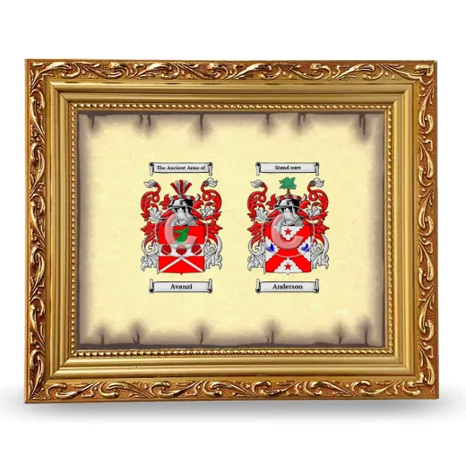 Anniversary Framed - Gold