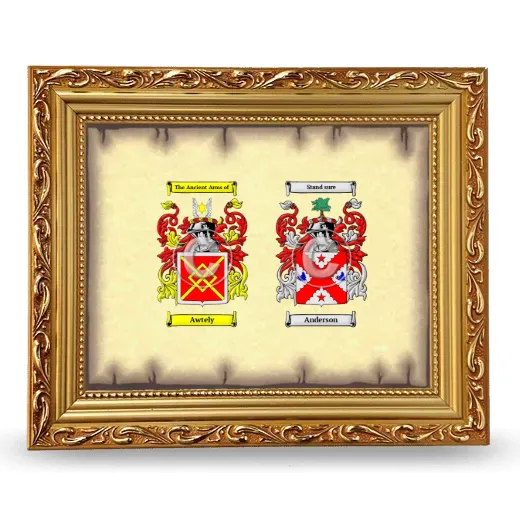 Anniversary Framed - Gold