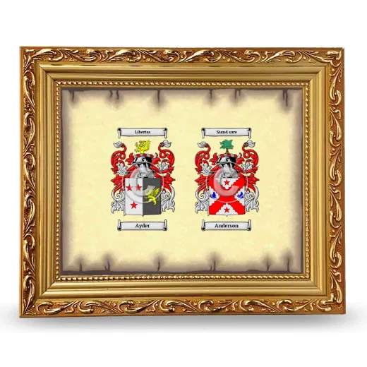 Anniversary Framed - Gold