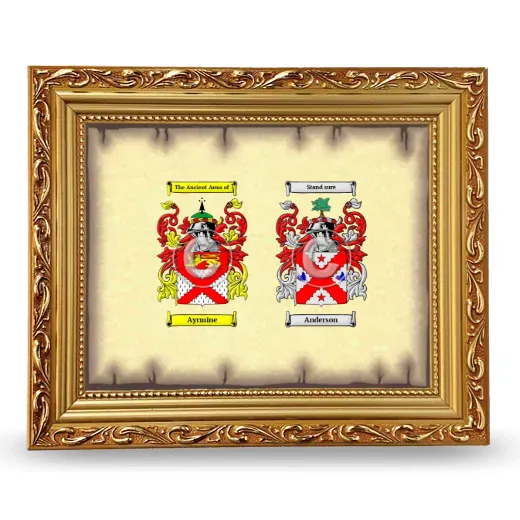 Anniversary Framed - Gold