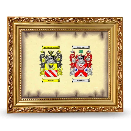 Anniversary Framed - Gold