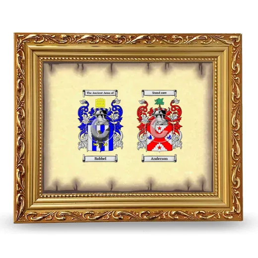 Anniversary Framed - Gold