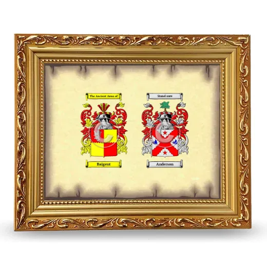 Anniversary Framed - Gold