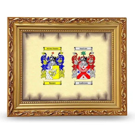 Anniversary Framed - Gold