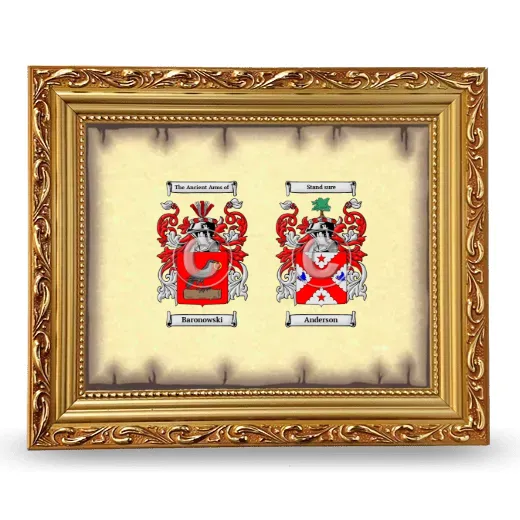 Anniversary Framed - Gold