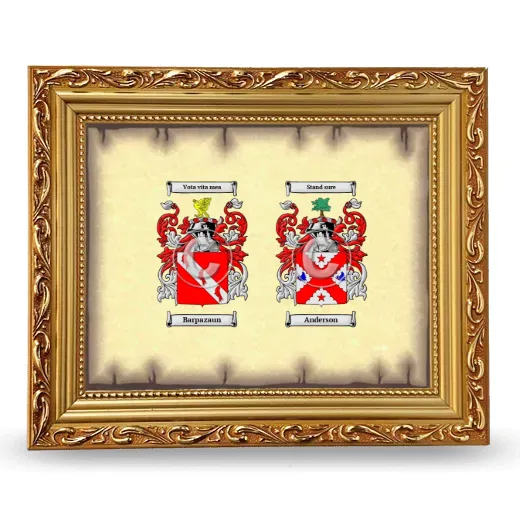 Anniversary Framed - Gold